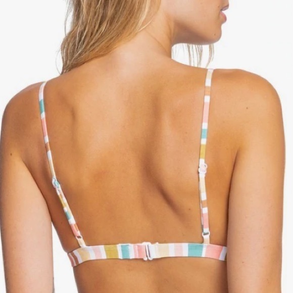 NWT Roxy Beach Classic Tritop Fix Stripes Size XL - Picture 3 of 5